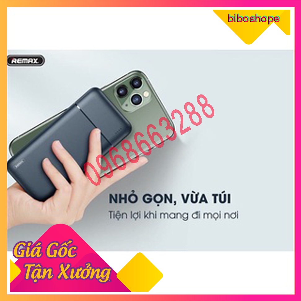 Free ship Pin sạc dự phòng Remax 10,000mAh model RPP-96 hàng chính hãng. Bảo hành 12 Tháng