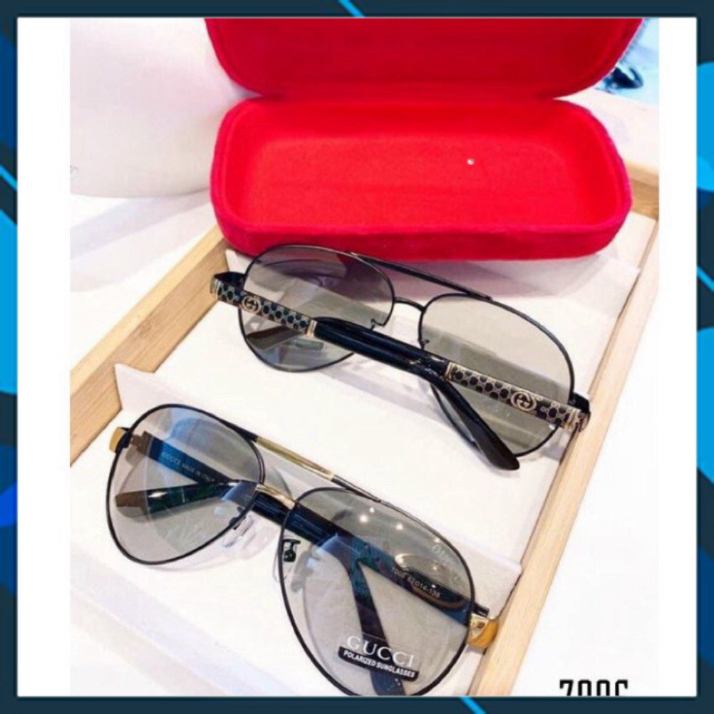 KÍNH NAM GUCCI ĐỔI MÀU PHÂN CỰC GỌNG SIÊU CỨNG FULL HỘP DA THẺ BÀI VÀ KHĂN LAU CHÍNH HÃNG.