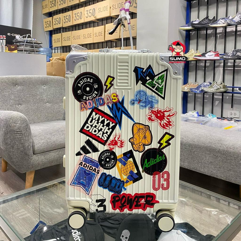 Vali Kéo Adi.das Sticker Trắng Sữa 2022 size 22