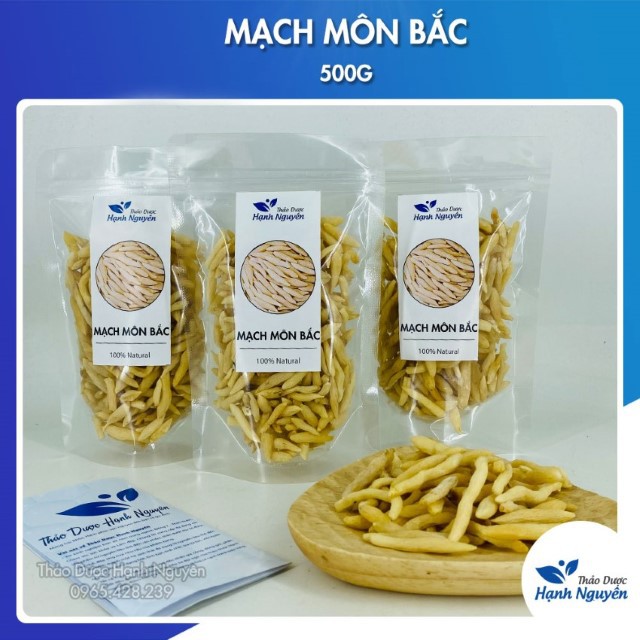Mạch môn bắc 500g (Mạch môn đông) - Thảo Dược Hạnh Nguyên
