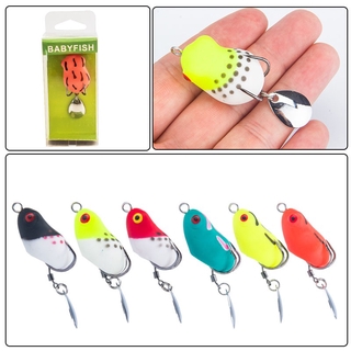 1 Mồi Ếch Giả Câu Cá Mềm 3cm / 4.2g