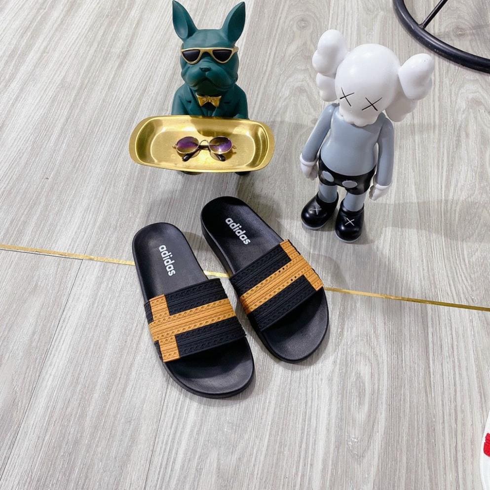 🔥HÀNG CAO CẤP🔥Dép adidas nam nữ quai ngang cao cu non cao cấp , đế khắc chữ siêu đẹp