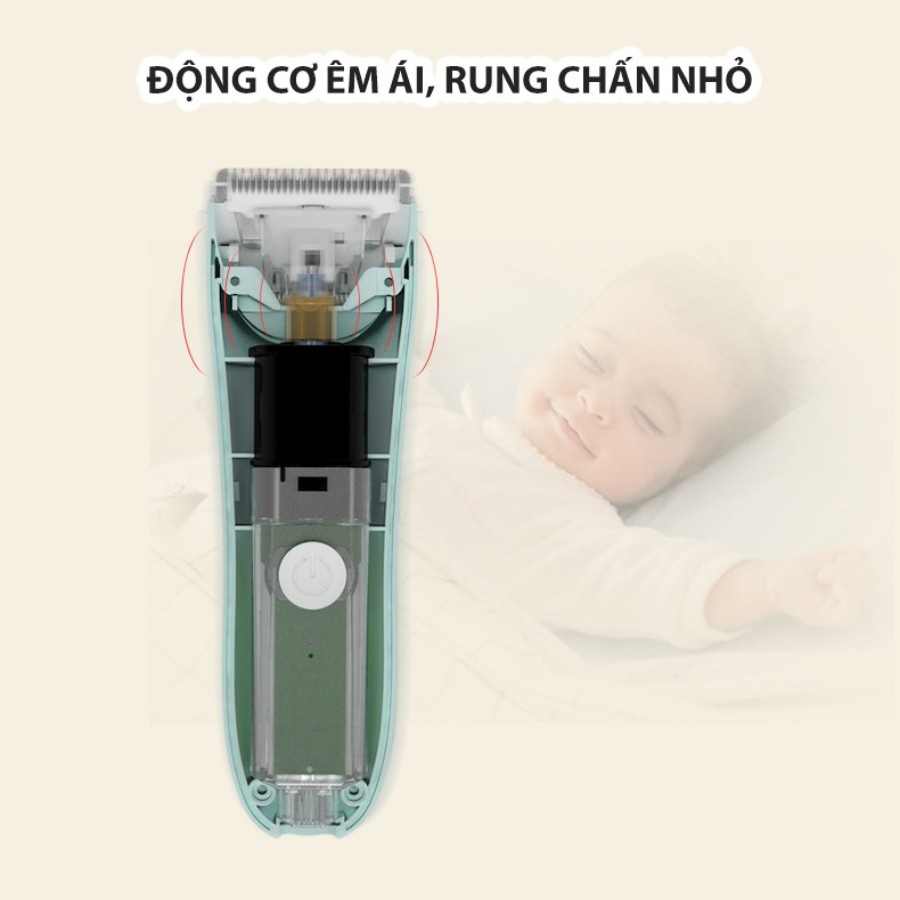 Tông Đơ Cắt Tóc Misuta Chạy Siêu Êm An Toàn Tuyệt Đối Cho Trẻ Sơ Sinh Và Gia Đình Bạn