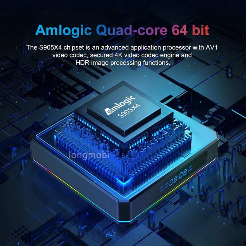 Enybox X96 X4 Ram 4GB, Amlogic S905X4, Room 32GB, Android 11, Cài Sẵn IPTV Xem 200 Kênh