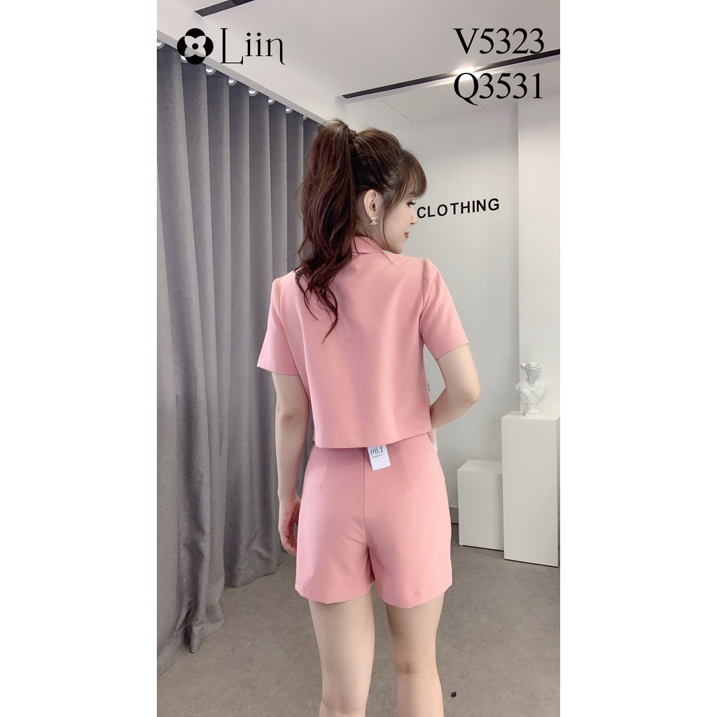 Vest nữ cao cấp màu Hồng kiểu dáng Croptop phong cách thời thượng Liin Clothing V5323 | BigBuy360 - bigbuy360.vn