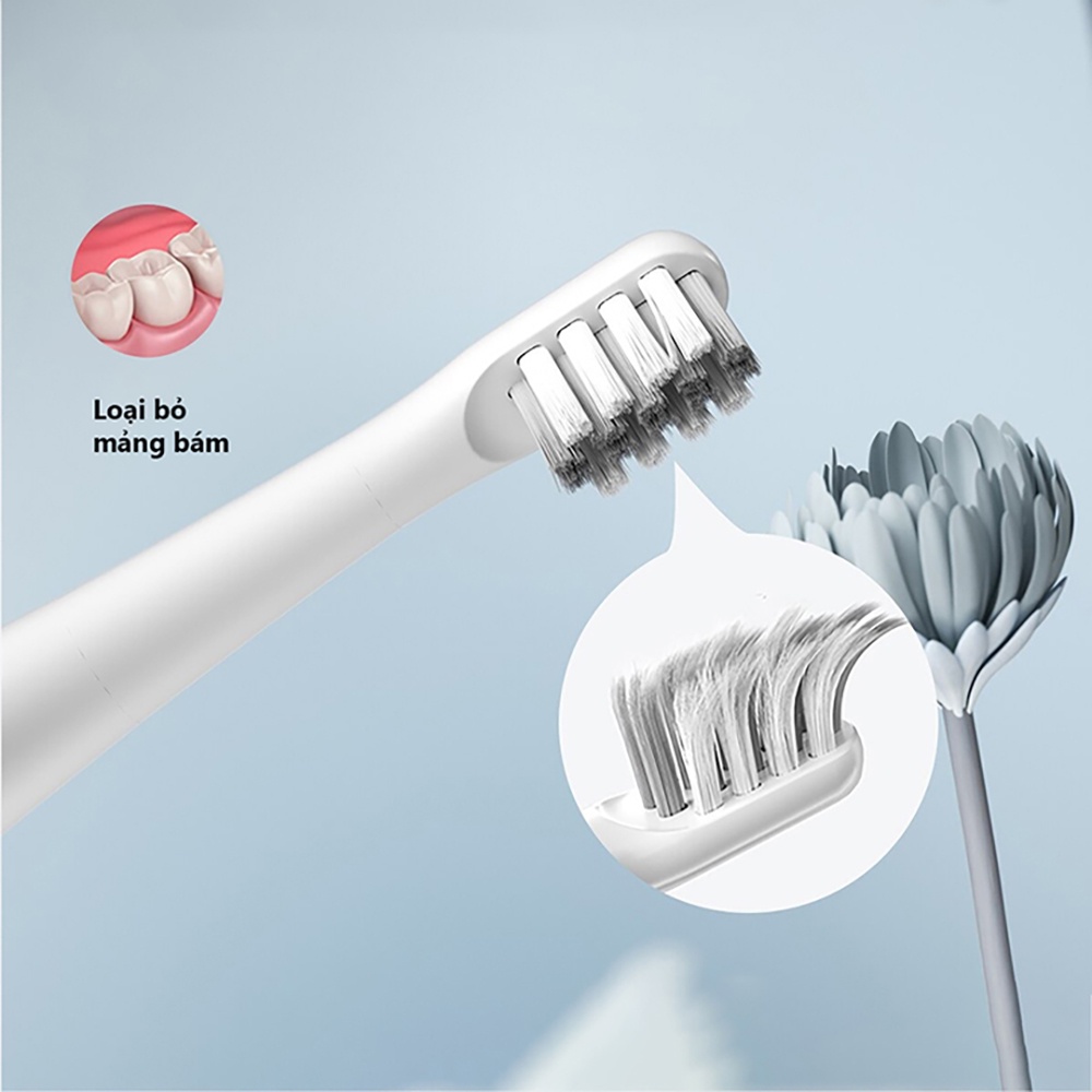 Bàn chải đánh răng điện Enchen T501 với 3 chế độ làm sạch, chống nước toàn thân máy, pin bền - Bảo hành 1 tháng