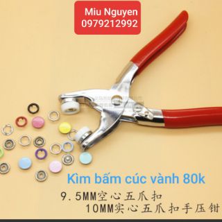 Kìm bấm cúc vành (chưa có cúc)