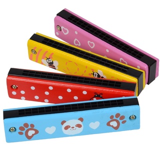 Kèn Harmonica đồ chơi 24 lỗ bằng gỗ cho bé