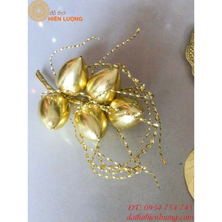Bộ Trầu Cau Đồng Vàng