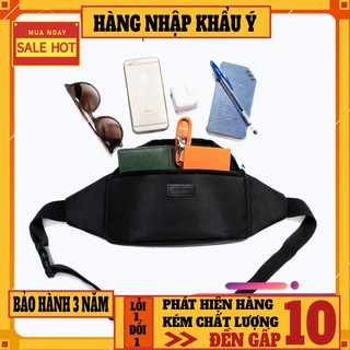 [ DA THẬT– CAO CẤP] Túi đeo chéo túi bao tử Rainbow Bumbag Canvas nhỏ gọn chống nước bền bỉ RBUCBG 002