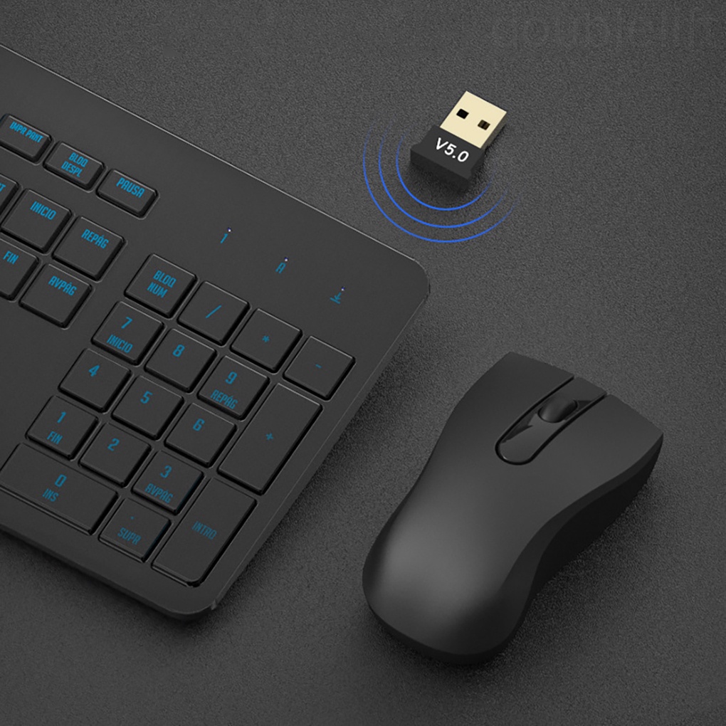 Bluetooth 5.0 Music Adapter Computer Wireless Audio Transmitter Receiver USB 2.0 Fast Speed Dongle doublelift store