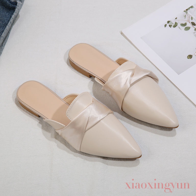 Dép mũi nhọn đế dày thời trang cho nữ