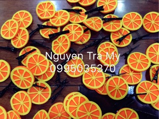 (Ảnh thật) kẹp tóc vịt, kẹp tóc gà con, kẹp tóc trái tim, kẹp tóc cam