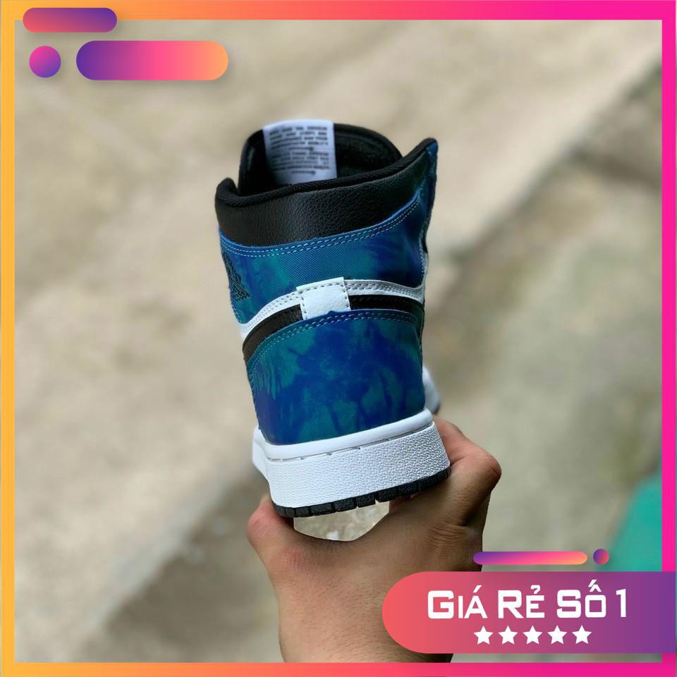 {Freeship - Full box} Giày bóng rổ jordan1 tie dye hàng cao cấp dành cho nam nữ, giày sneaker jd1 flashsale