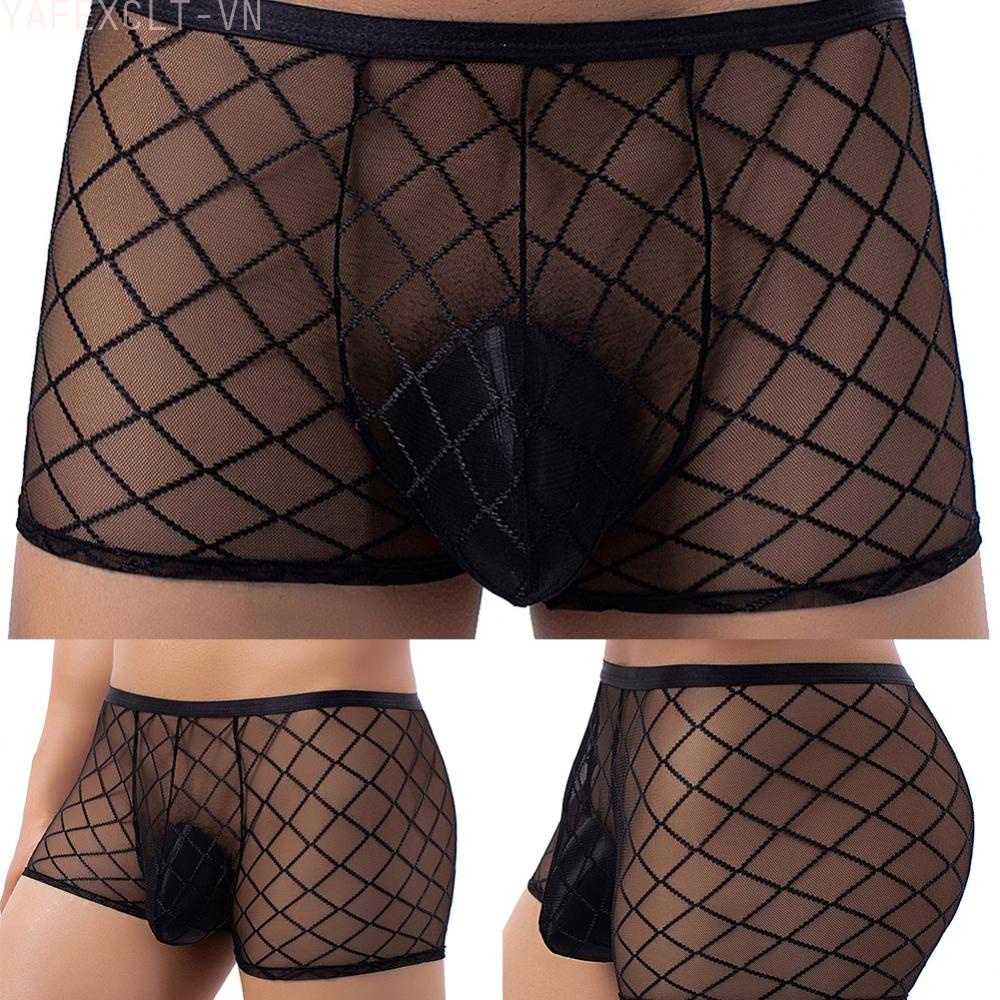 Quần Lót Boxer Xuyên Thấu Gợi Cảm Cho Nam