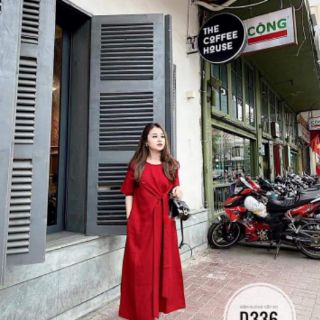 ĐẦM SUÔNG CỘT EO BIGSIZE D336