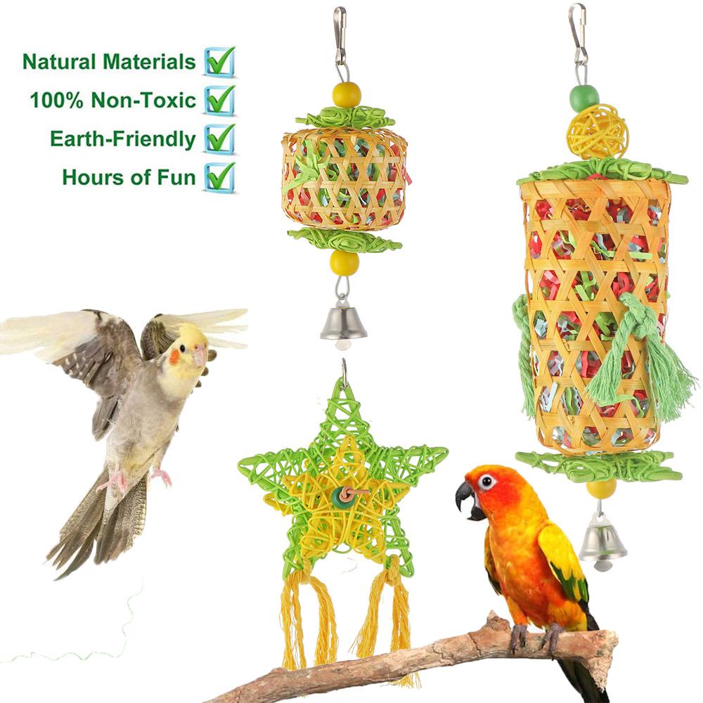 Đồ Chơi Chuông Treo Vui Nhộn Dành Cho Chim Vẹt