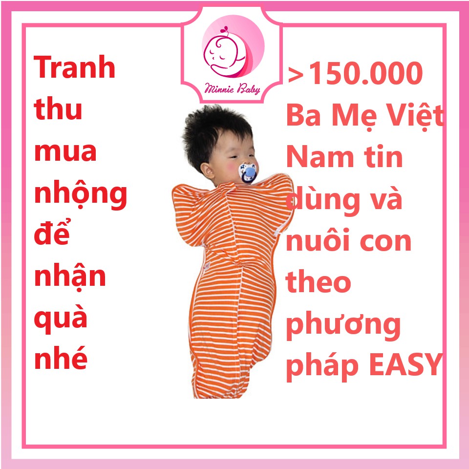 Minnie Baby - 🎈Size L: 9-12kg🎈 Nhộng Chũn Giúp Bé Ngủ Ngon sâu giấc - Túi Ngủ Cho Bé Tới 6 Tháng