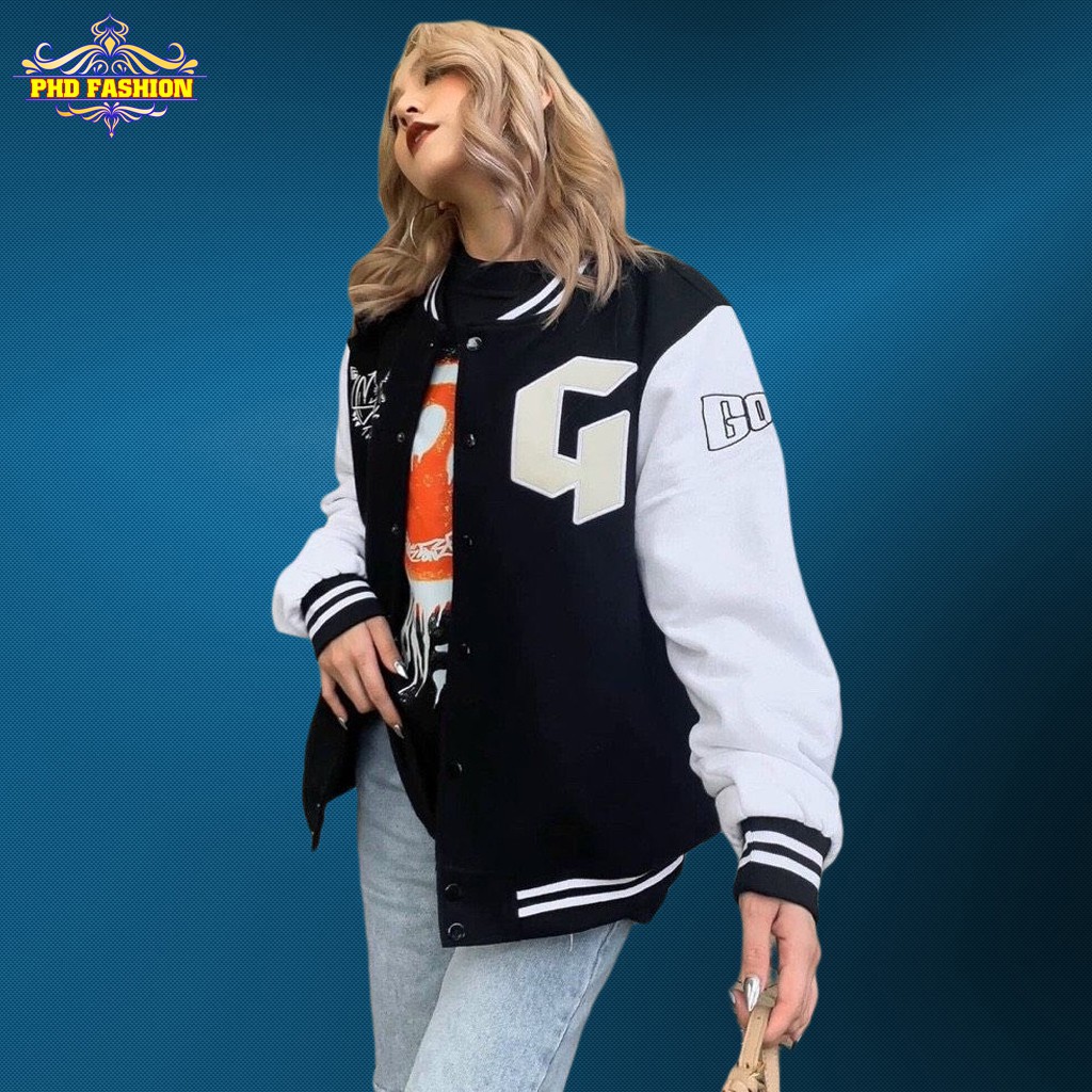 Áo bomber unisex vải dù 2 lớp giữ ấm tốt không bong tróc chất vải mịn màng (màu đen), cam kết video kèm ảnh thật | BigBuy360 - bigbuy360.vn