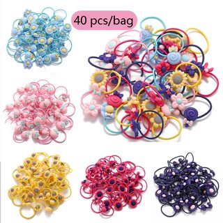 Set 1000 / 100 / 40 Dây Thun Cột Tóc Nhiều Màu