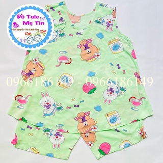 Đồ tole (lanh) sát nách size 7(17-19kg) cho bé gái