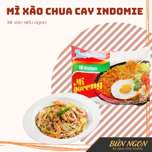 Mì Xào Khô Indomie Goreng 4 Vị: Đặc Biệt, Cay Nồng, Sườn, Bò Cay - Ngon số 1 Thế Giới | WebRaoVat - webraovat.net.vn