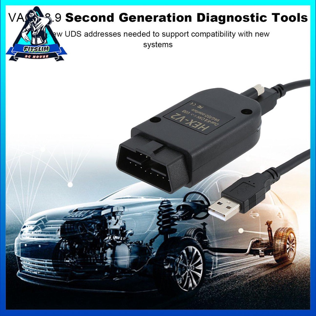 Giao diện Vcds Hex V2 Vag Com 18.9 Giao diện cho Vw Audi Skoda Seat