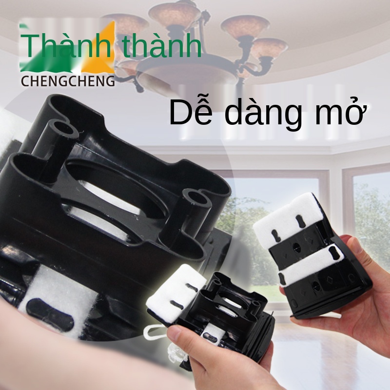 chân thành Thành người khổng lồ dụng cụ lau kính, máy lau kính hai lớp rỗng cao từ tính mạnh mẽ hai mặt, dụng cụ làm sạc