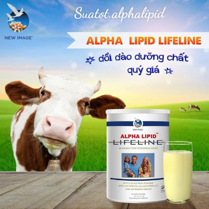 [CÓ HÓA ĐƠN] SỮA NON ALPHA LIPID LIFELINE 450G CỦA NEW ZEALAND