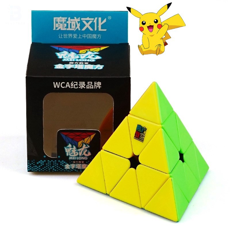 Robik Rubik Tam Giác Pyraminx MoYu MeiLong Stickerless Xoay Mượt , Lõi Cứng Cáp, Bền - TG02