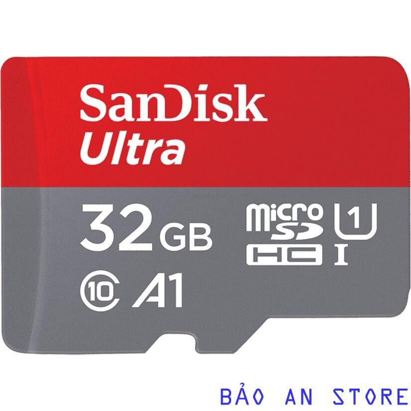 Thẻ nhớ MicroSDHC SanDisk Ultra A1 32GB 98MB/s 1000000927