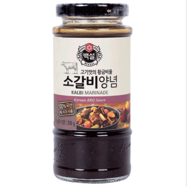 Xốt Ướp Thịt Heo Bulgogi,Thịt Bò,Sườn Bò Kalbi Marinade Beksul 290G - Sốt Ướp Hàn Quốc
