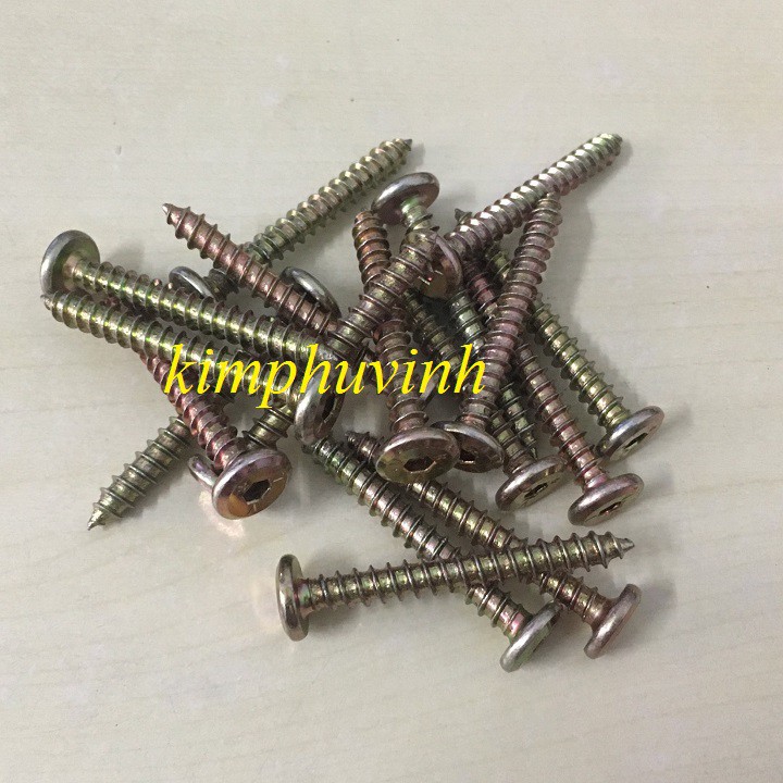 50 CON - 6x40mm VÍT GỖ LỤC GIÁC CHÌM