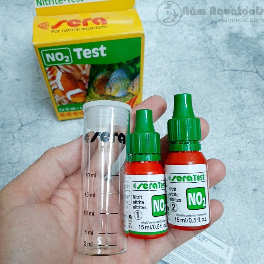 SERA Test Kit | Test NO2 Sera - Kiểm tra nồng độ Nitrite trong bể cá cảnh, thuỷ sinh