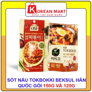 Sốt nấu tokbokki Beksul Hàn quốc vị cay ngọt