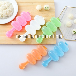 2 Cái / bộ Máy Làm Cơm Onigiri Tiện Lợi Với Muỗng Cơm Khuôn Sushi Nhà Bếp Thịt Viên Khuôn Bé Trẻ Em Nồi Thực Phẩm