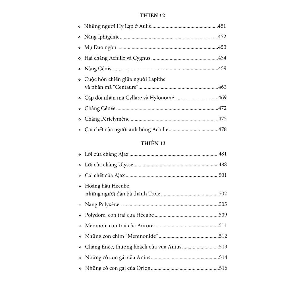 Sách Biến thể - Những huyền thoại Hy-La chọn lọc và kể lại