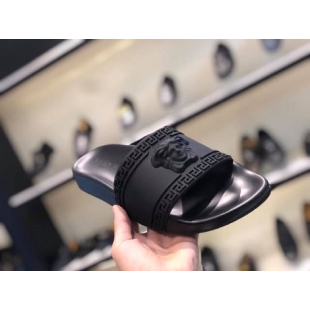 🔥HÀNG CAO CẤP🔥 Dép quai ngang nam,Dép nam nữ màu đen đế chống trơn trượt cao cấp