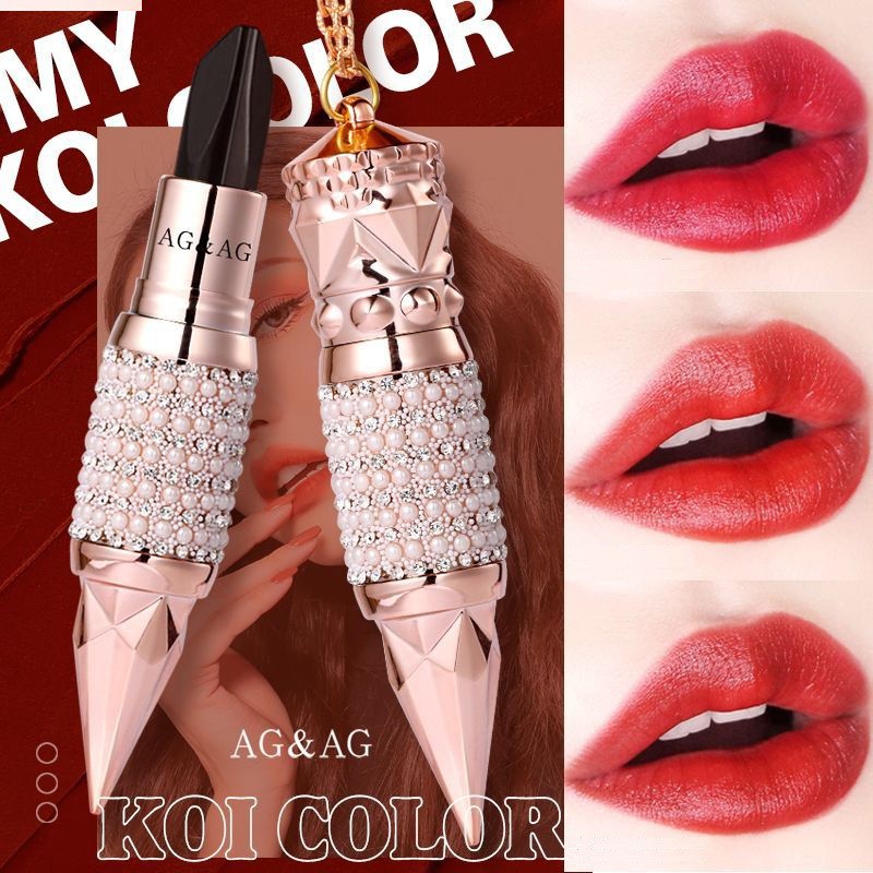 ❤ Son Sáp Lì AGAG Hoàng Hậu Lấp Lánh 3 Màu Hot Trend Lên Môi Mềm Mịn , Sang Chảnh- Y159