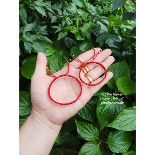 Vòng Đôi Nam Nữ Đan Tuyệt Đẹp ( Thông báo - Ghi chú size cổ tay )