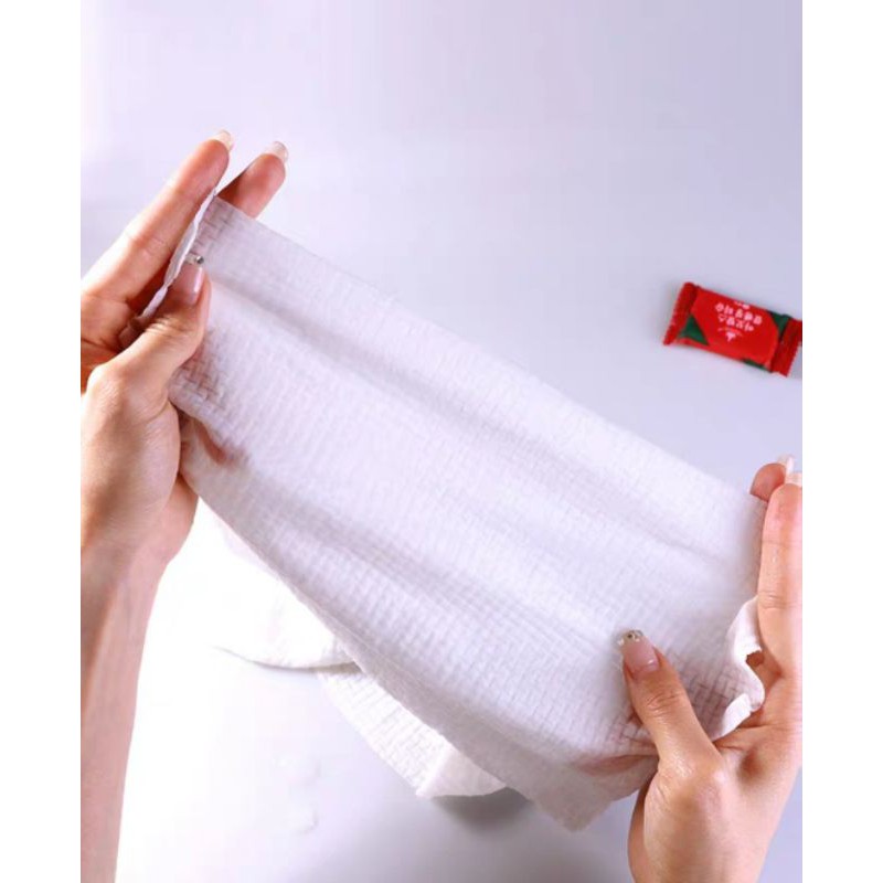 khăn nén khăn khô sợi bông tự nhiên hàn quốc