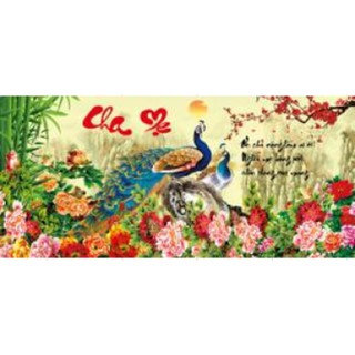 Tranh đính đá cha mẹ -dd9227