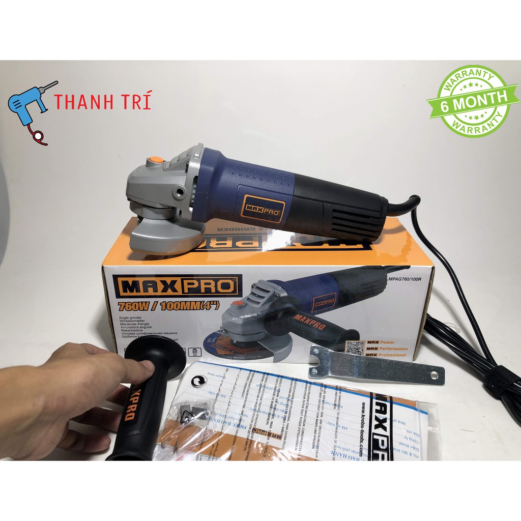 SALE OFF Máy mài góc Maxpro  (760W)  (BH 3 tháng)