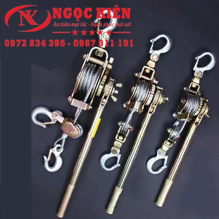 Palang lắc cáp 1-3 tấn,Pa Lăng Lắc Cáp -Palang lắc cáp NGK 1-3tấn - Palang lắc tay