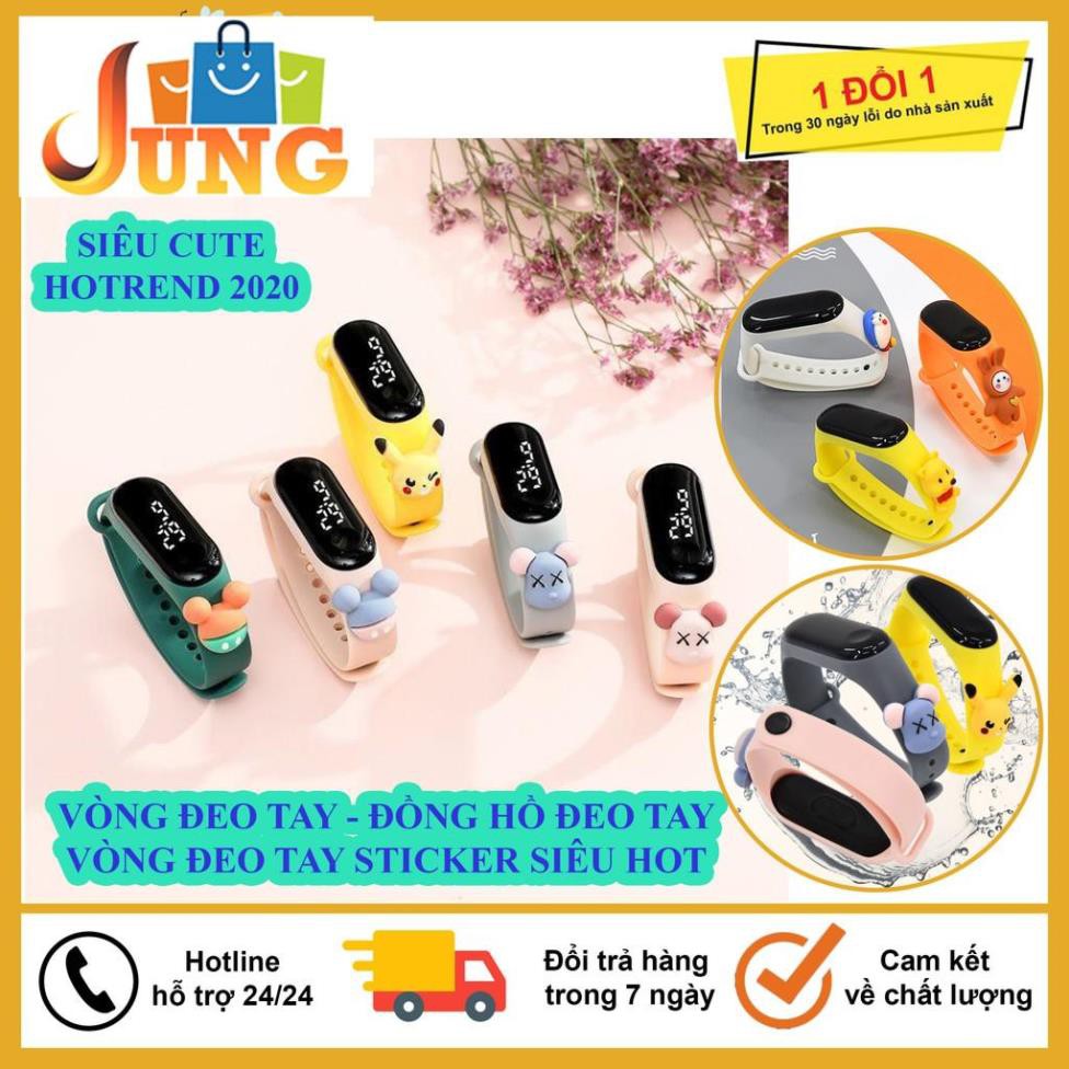 Vòng Đeo Tay, Đồng Hồ Thông Minh Thể Thao Sticker Hình Thú, Được Chọn Mẫu Siêu Hót, Siêu Đẹp, Hàng Độc Quyền Tại Shop