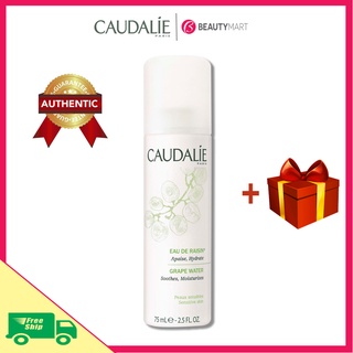 [Freeship+Tặng quà] Nước xịt khoáng dưỡng ẩm cho da nhạy cảm Caudalie Grape Water 75ml chính hãng Pháp - BeautyMart
