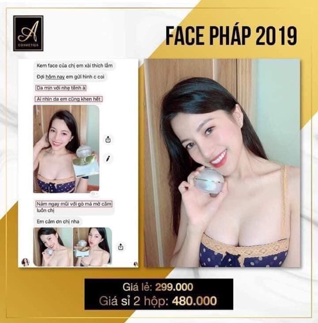 KEM FACE PHÁP CHÍNH HÃNG