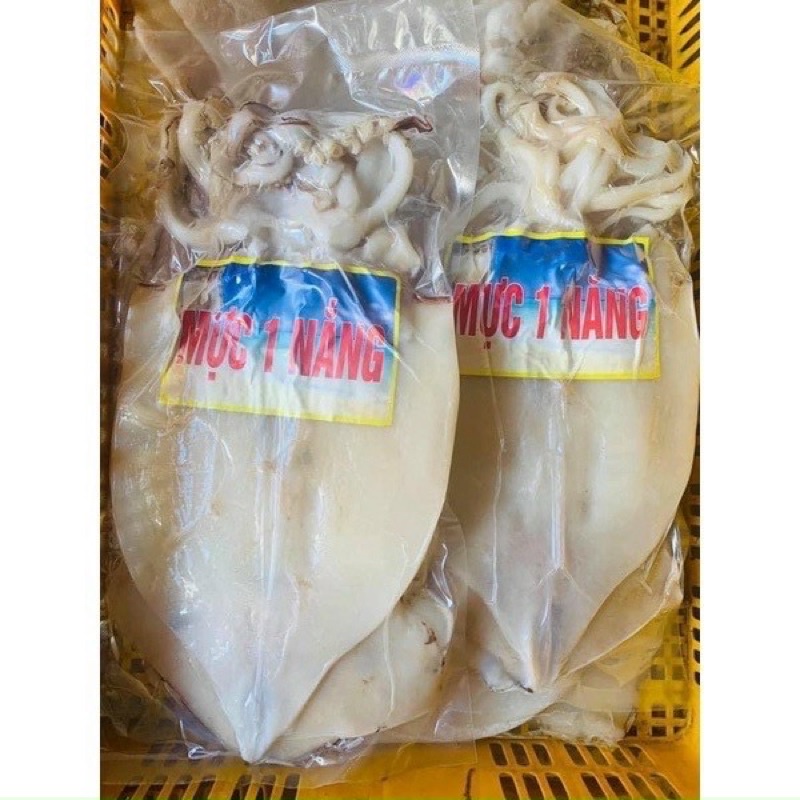 Mực 1 nắng hàng đủ 1kg k mạ đá thơm ngon