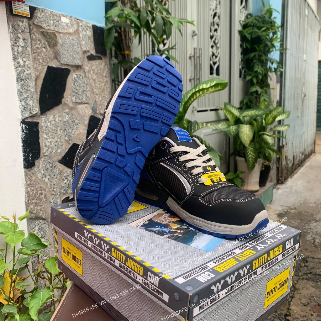 Giày bảo hộ lao động Safey Jogger Raptor S1P SRC kiểu dáng thể thao, chống đâm xuyên, chống tĩnh điện - Thinksafe