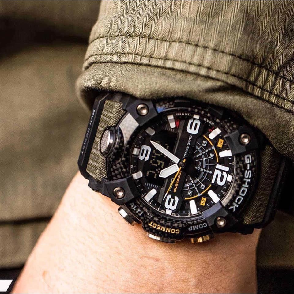 Đồng Hồ Casio Nam Dây Nhựa GSHOCK GG-B100-1A3DR Chính Hãng